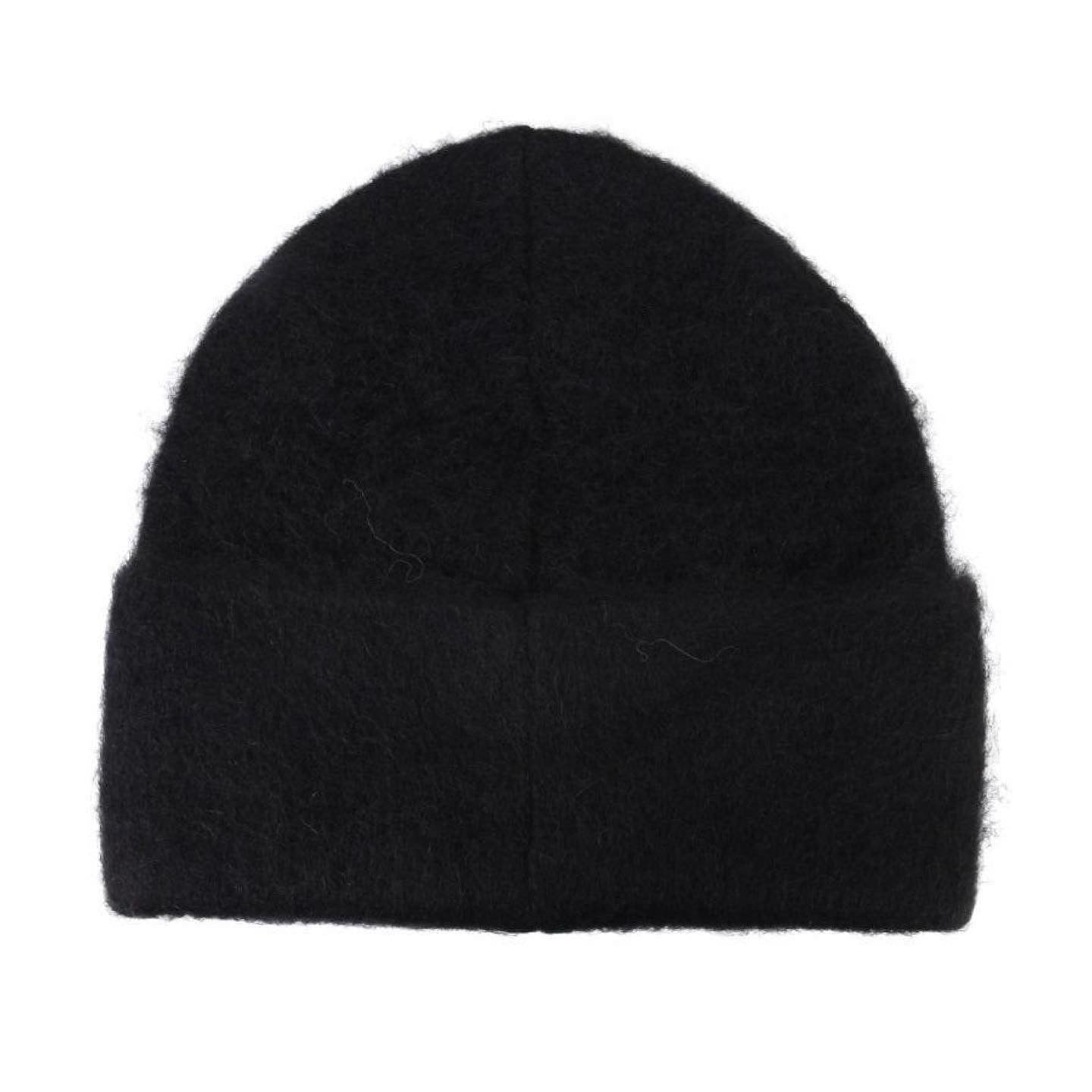 By Far Black Alpaca Hat