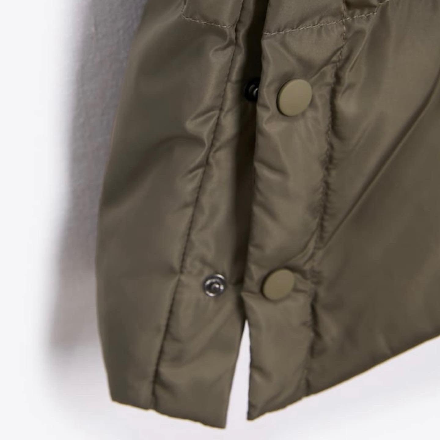 Zara Down Puffer Coat in Mink