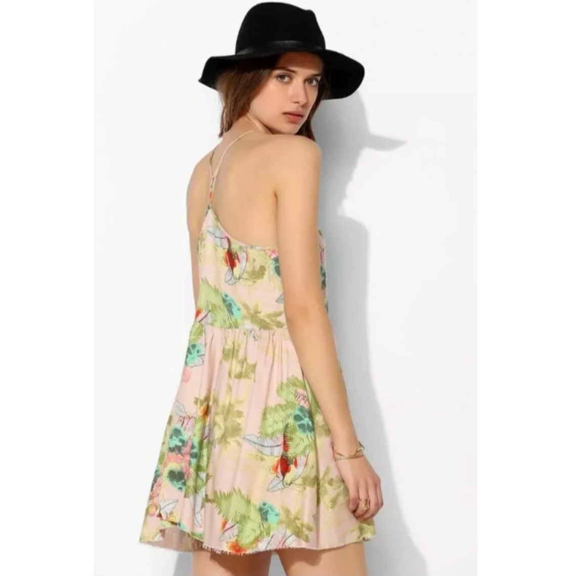 Somedays Lovin Tropical Print Mini Dress