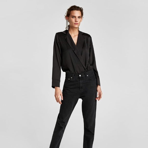 Zara Satin Bodysuit