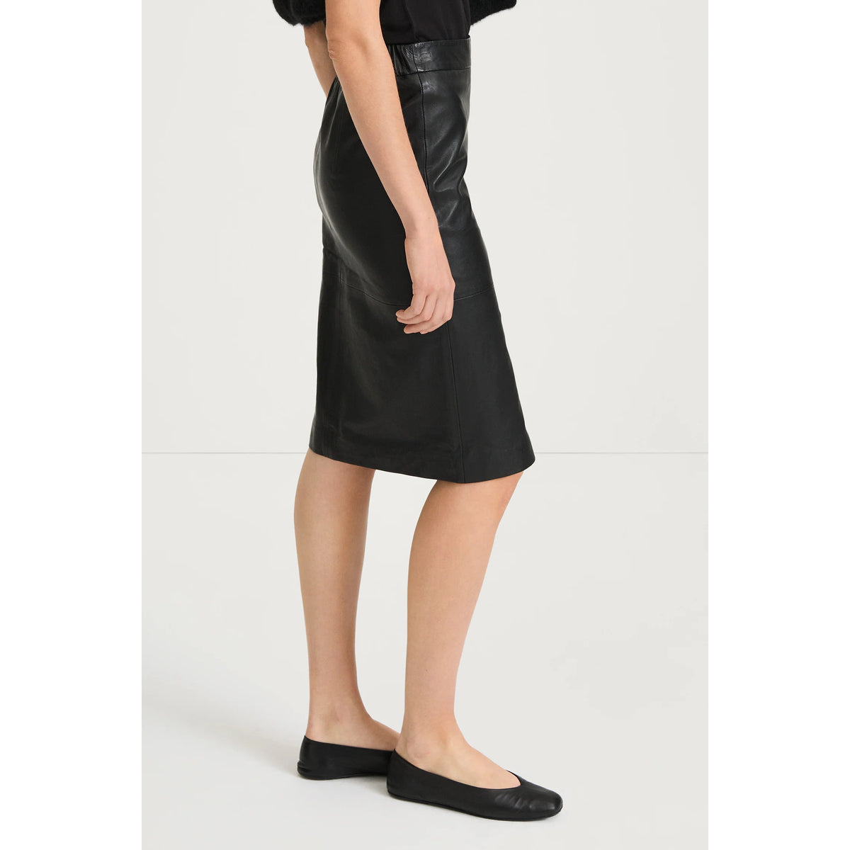 Bod & Christensen Leather Skirt