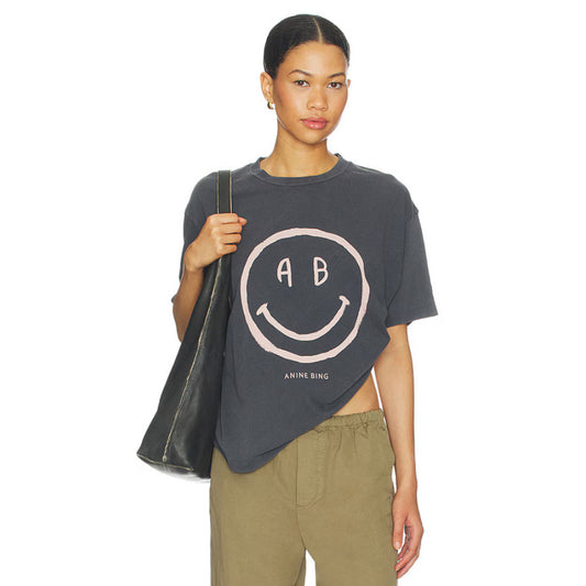 Anine Bing Smiley Tee
