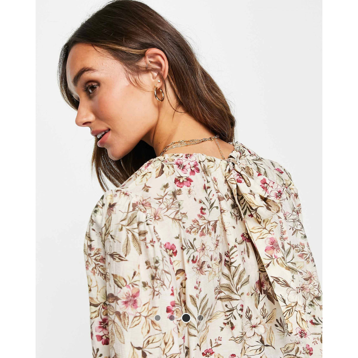 Mango Floral Blouse