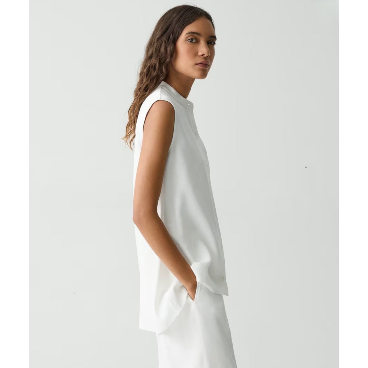 Theory Linen Blend Shirt