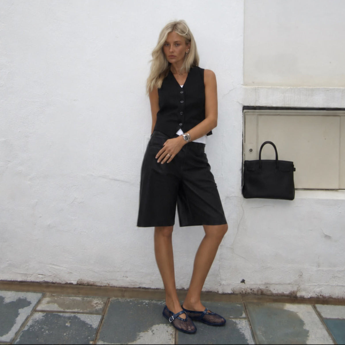 Alaia Fishnet Flats in Fishnet