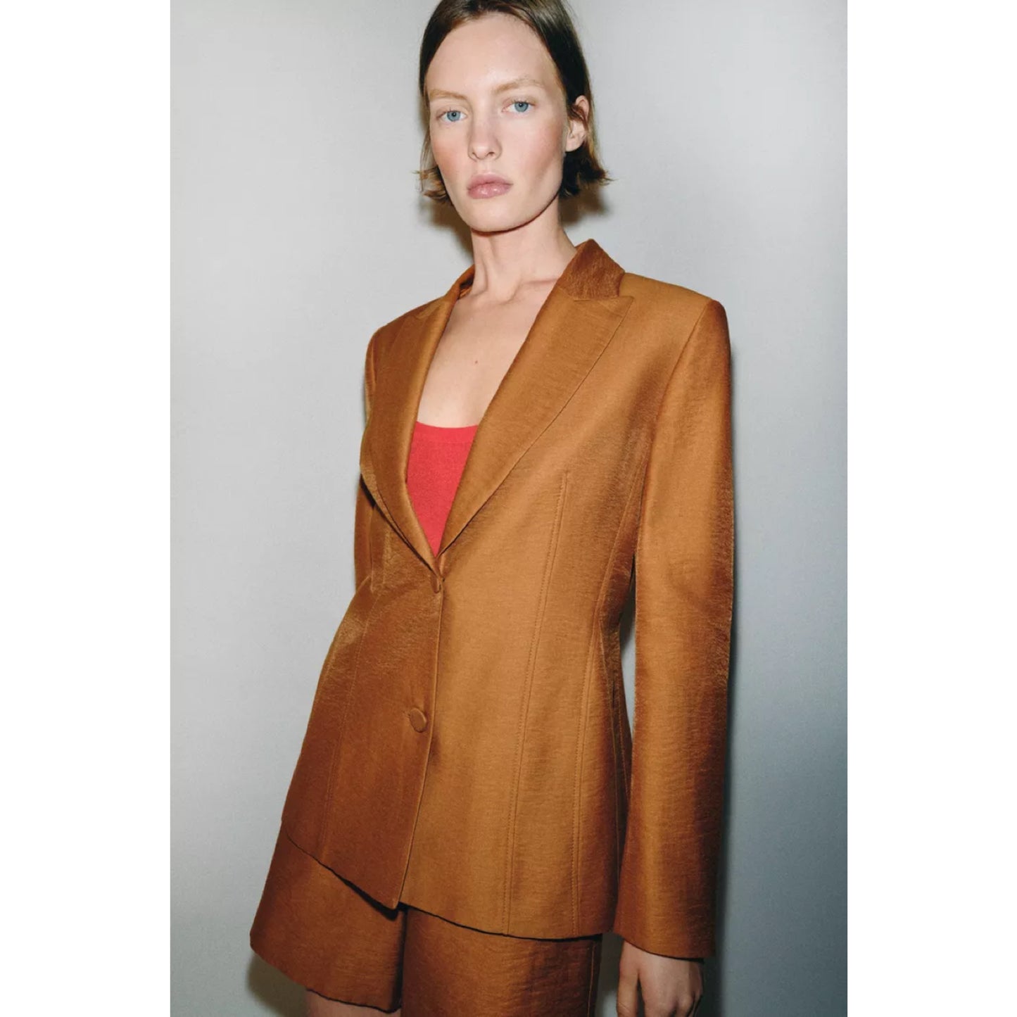 Zara Linen Blend Blazer