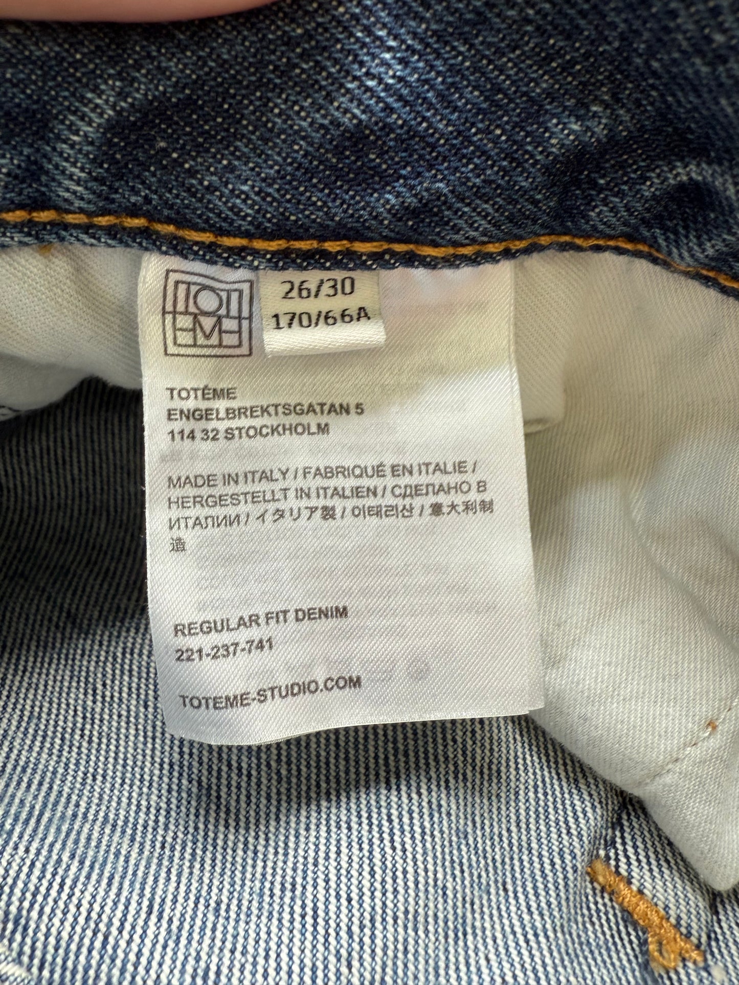 Toteme Classic Fit Jeans