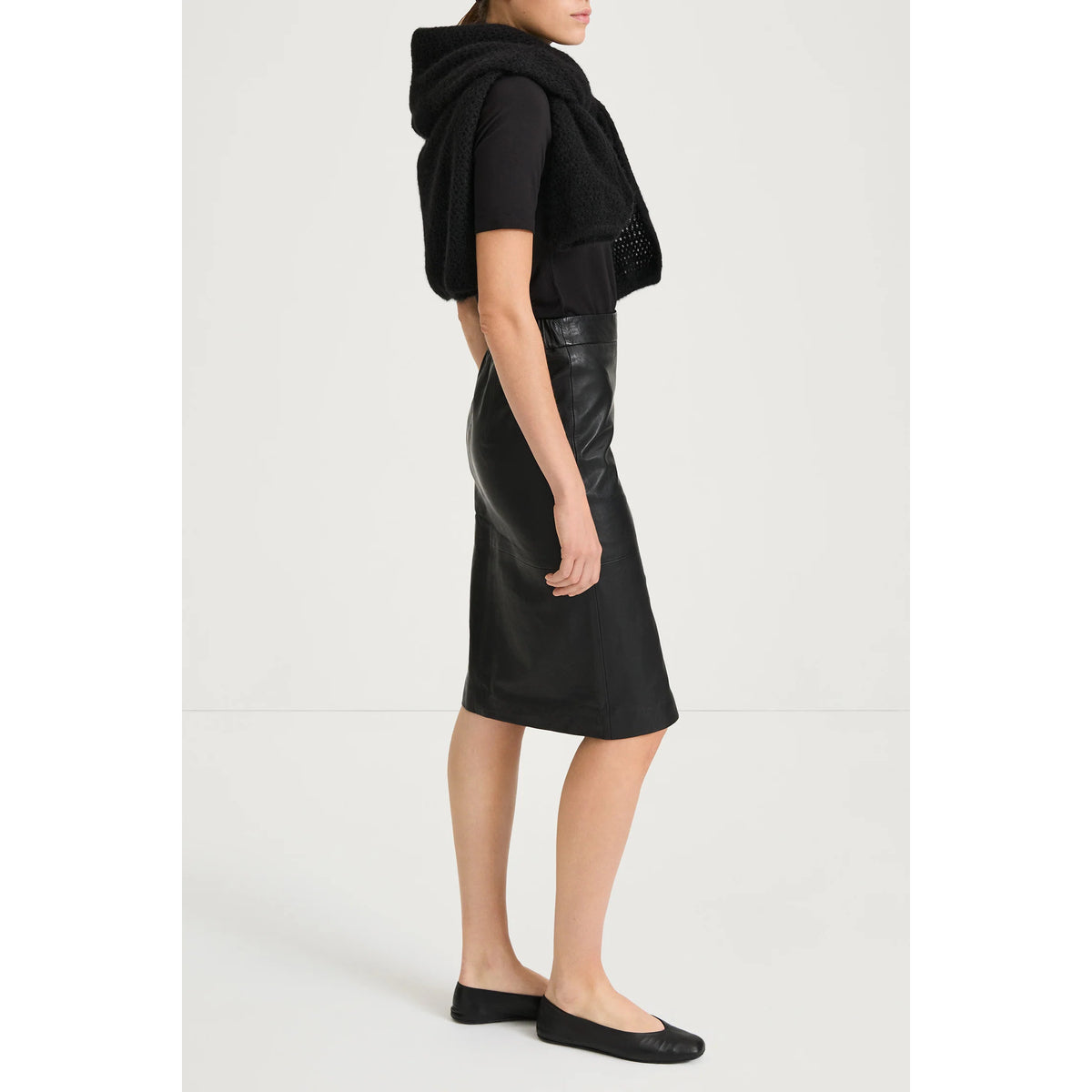 Bod & Christensen Leather Skirt