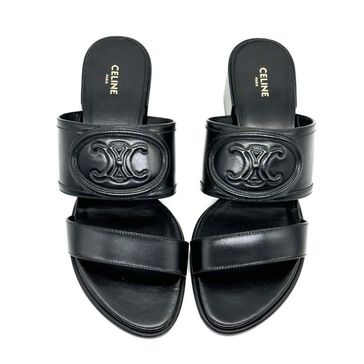 Celine Appoline Lambskin Mules