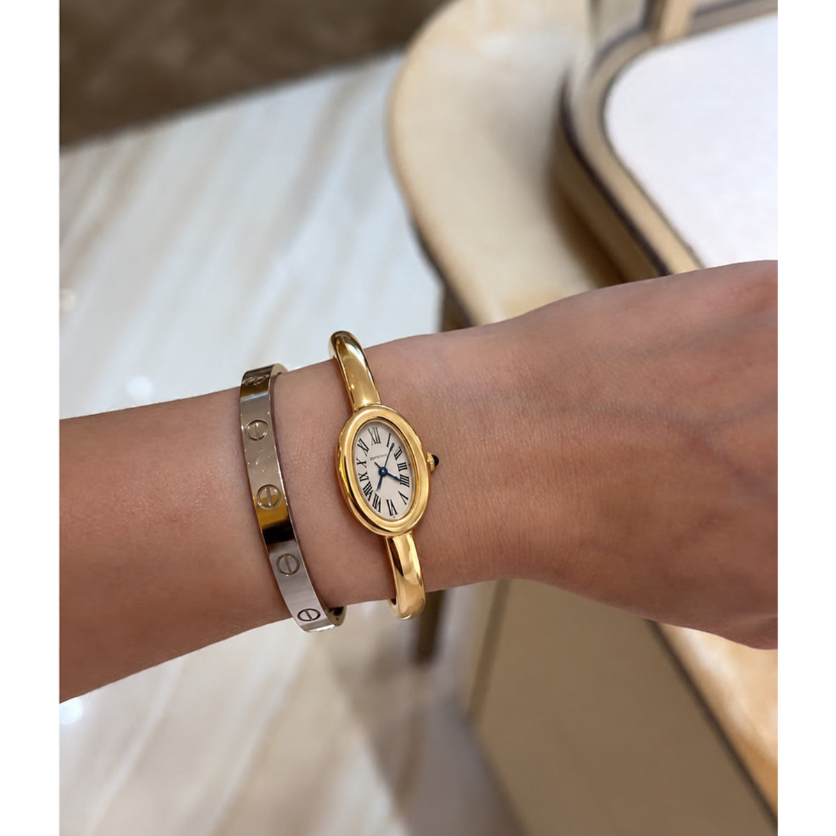 Vintage Style Gold Watch