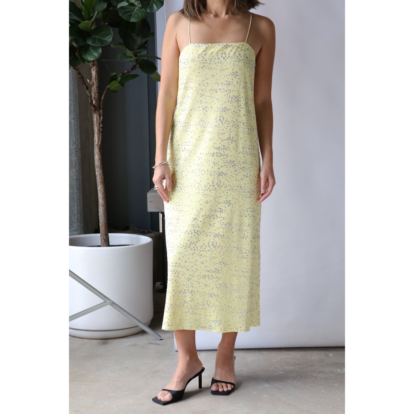 Tibi Scintilla Slip Dress