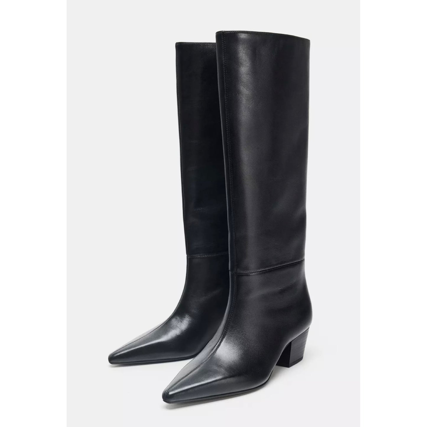 Zara Knee High Leather Boots