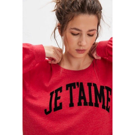 Chaser Je T’aime Sweatshirt