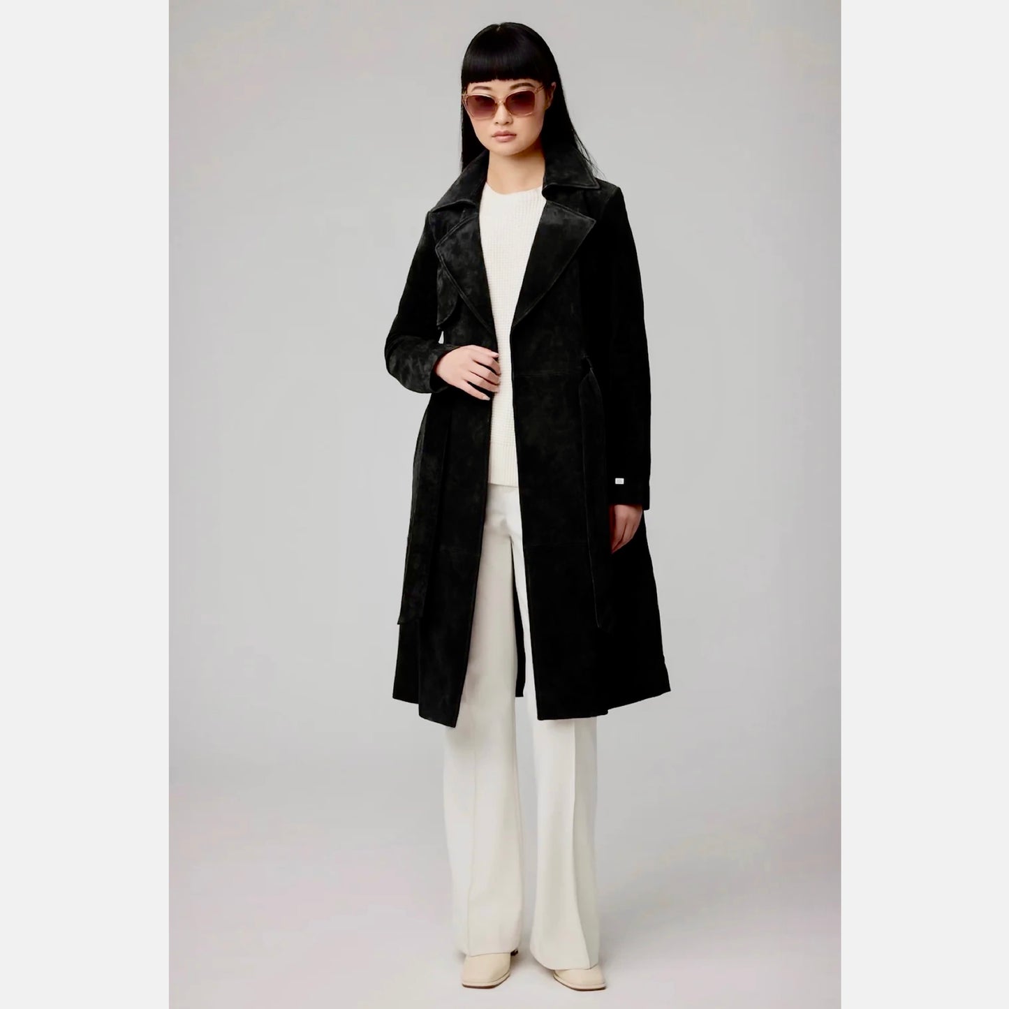 Soia & Kyo Suede Trench