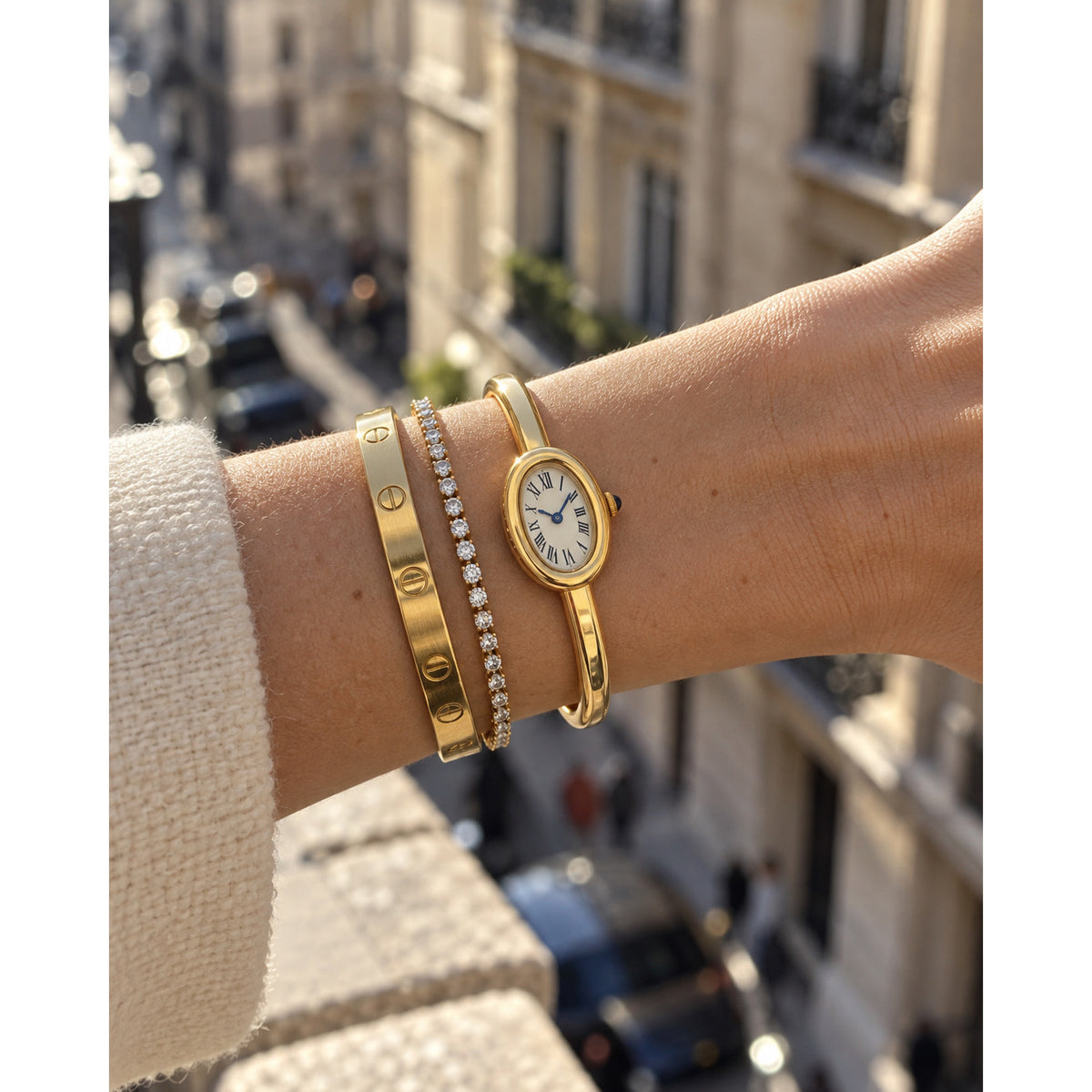 Vintage Style Gold Watch