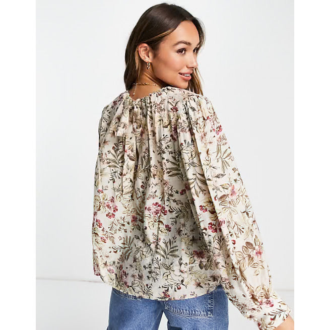 Mango Floral Blouse