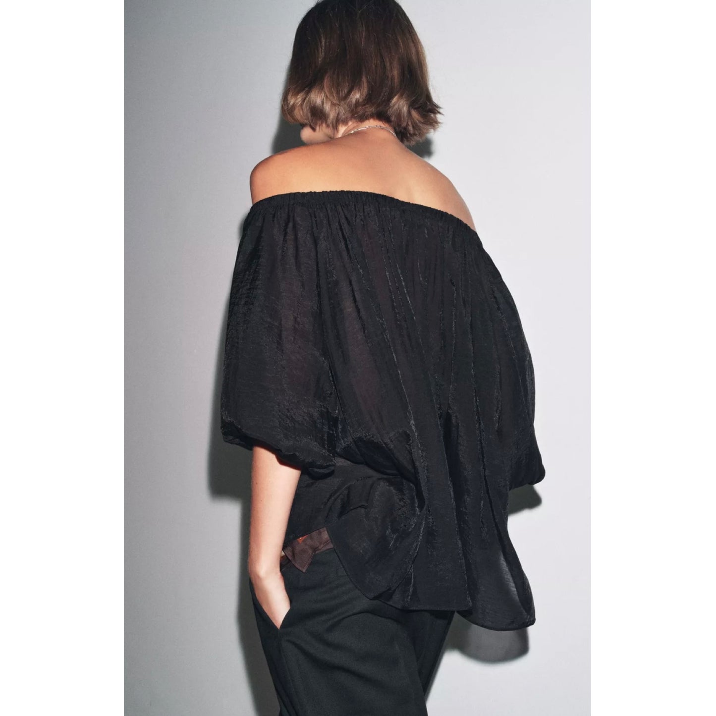 Zara Cold Shoulder Top