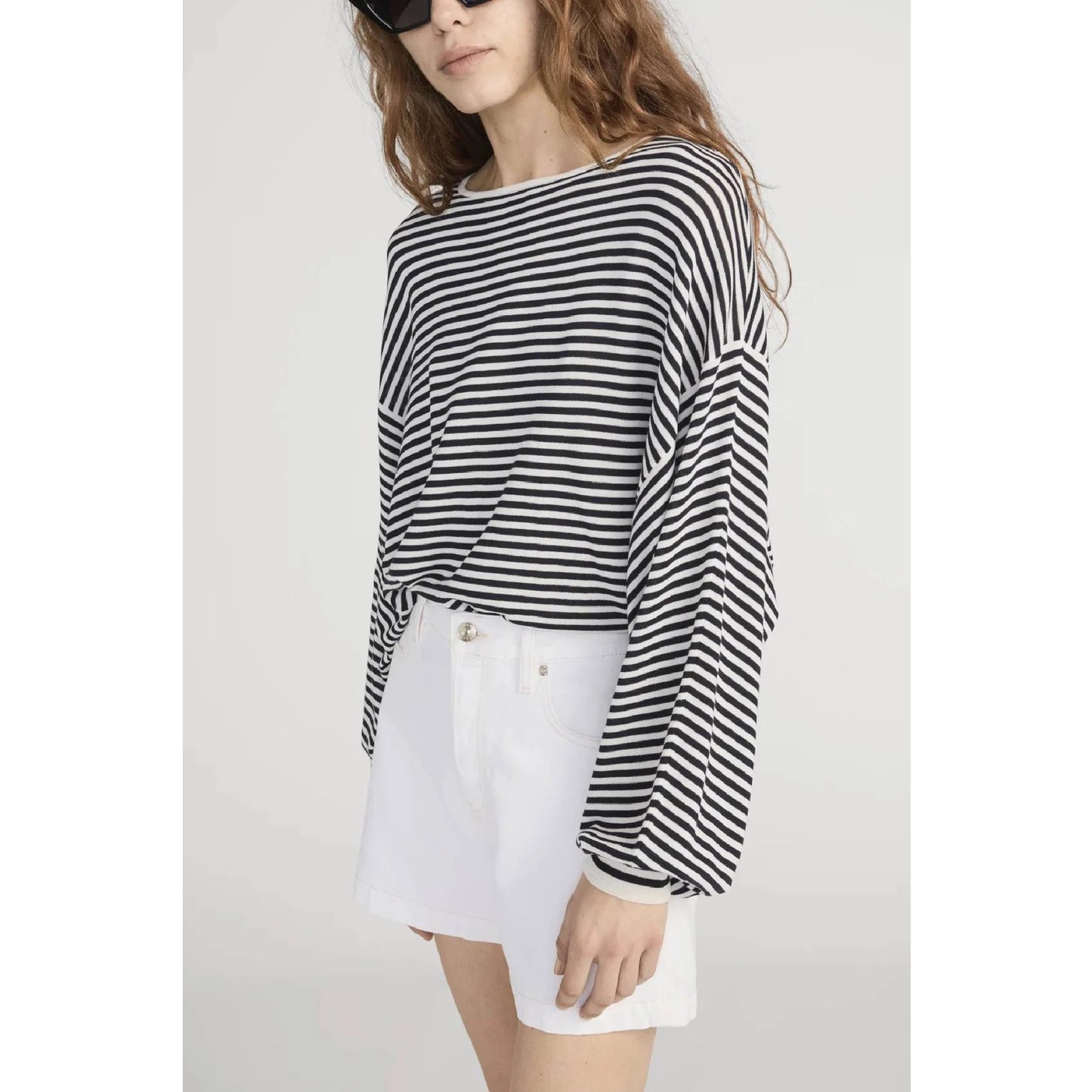 Frame Striped Sweater