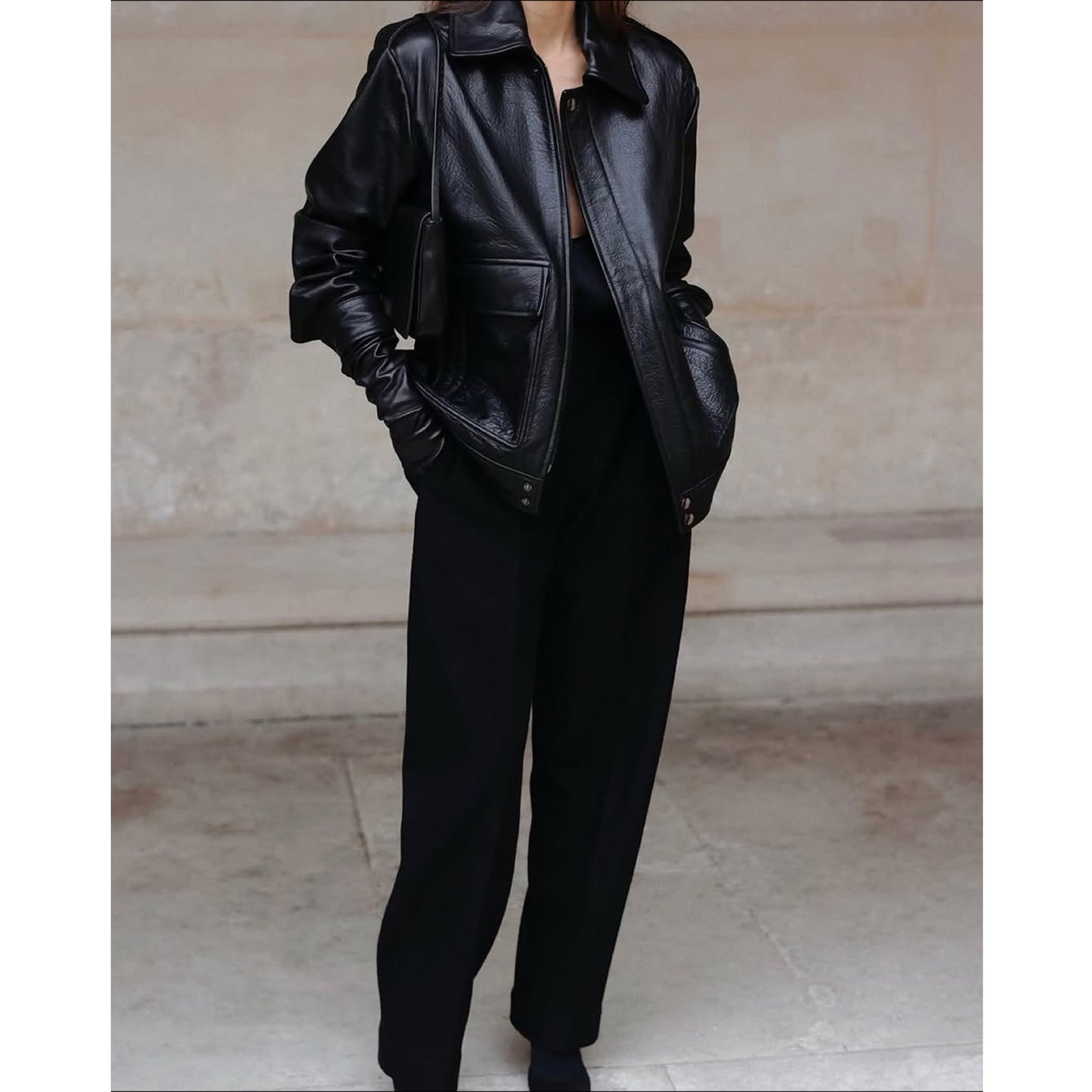 Nour Hammour Leather Jacket