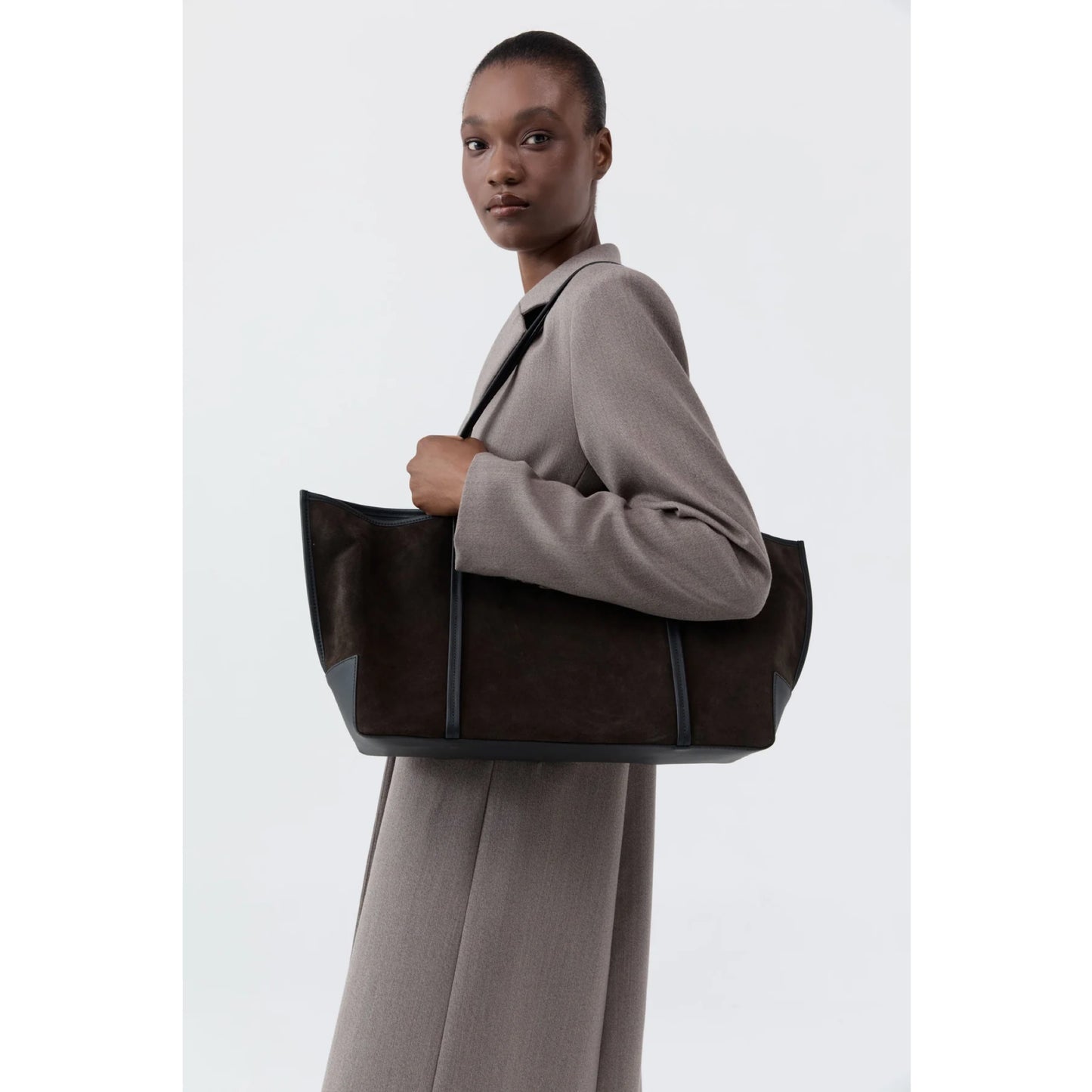 St. Agni Suede Tote