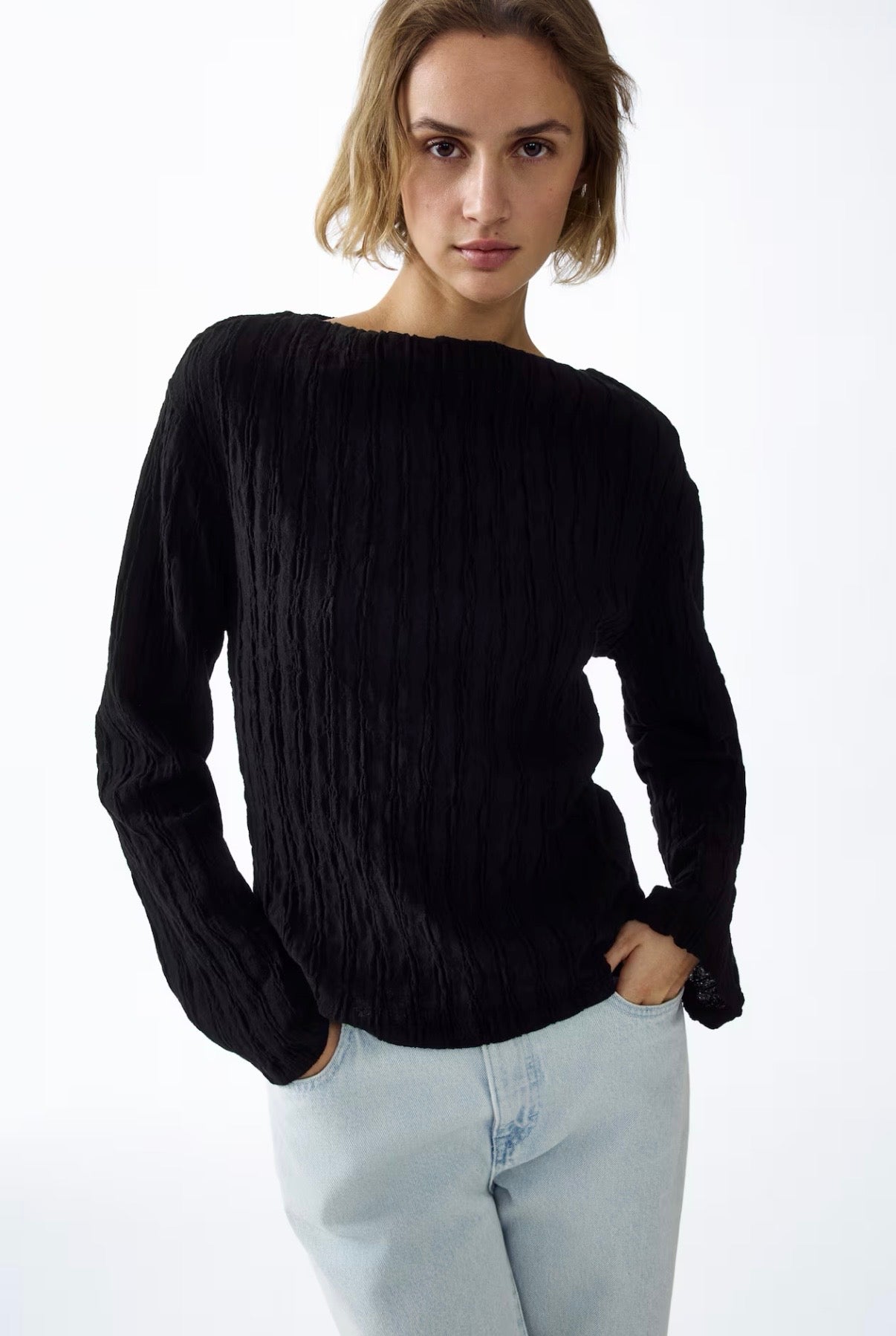 H&M Boat Neck Top