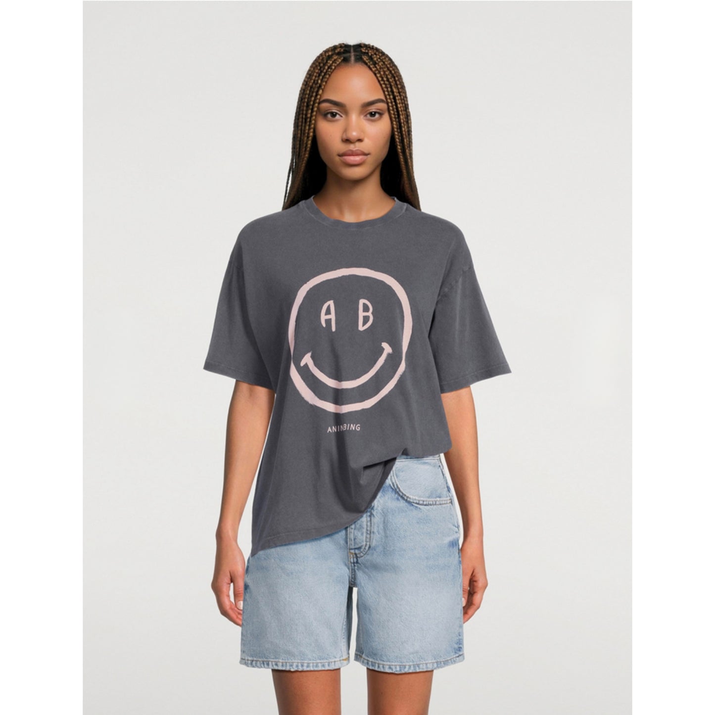 Anine Bing Smiley Tee
