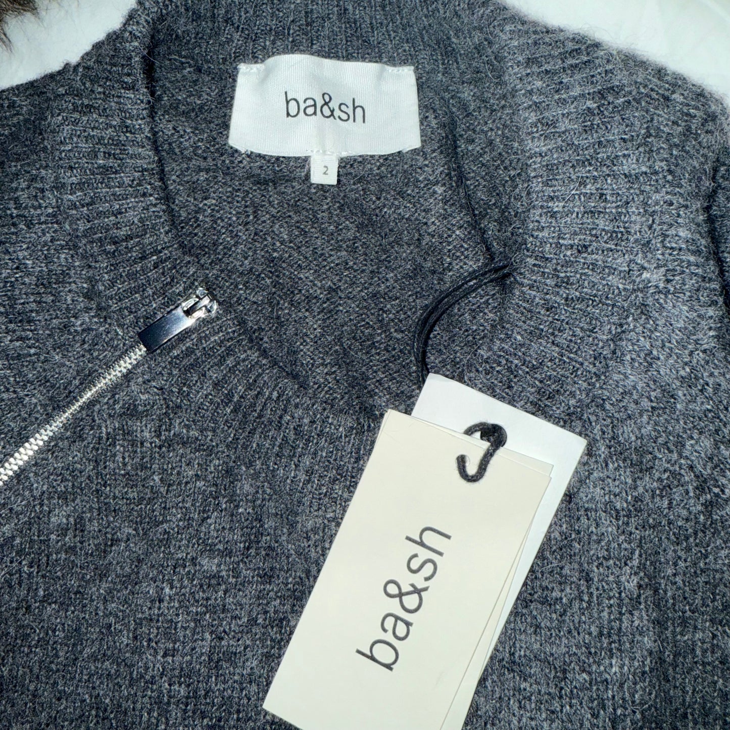 Ba&sh Alpaca Blend Dress