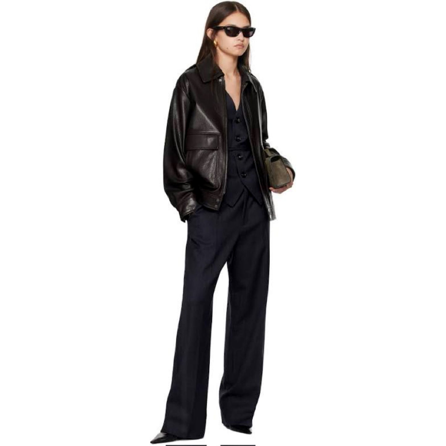 Nour Hammour Leather Jacket