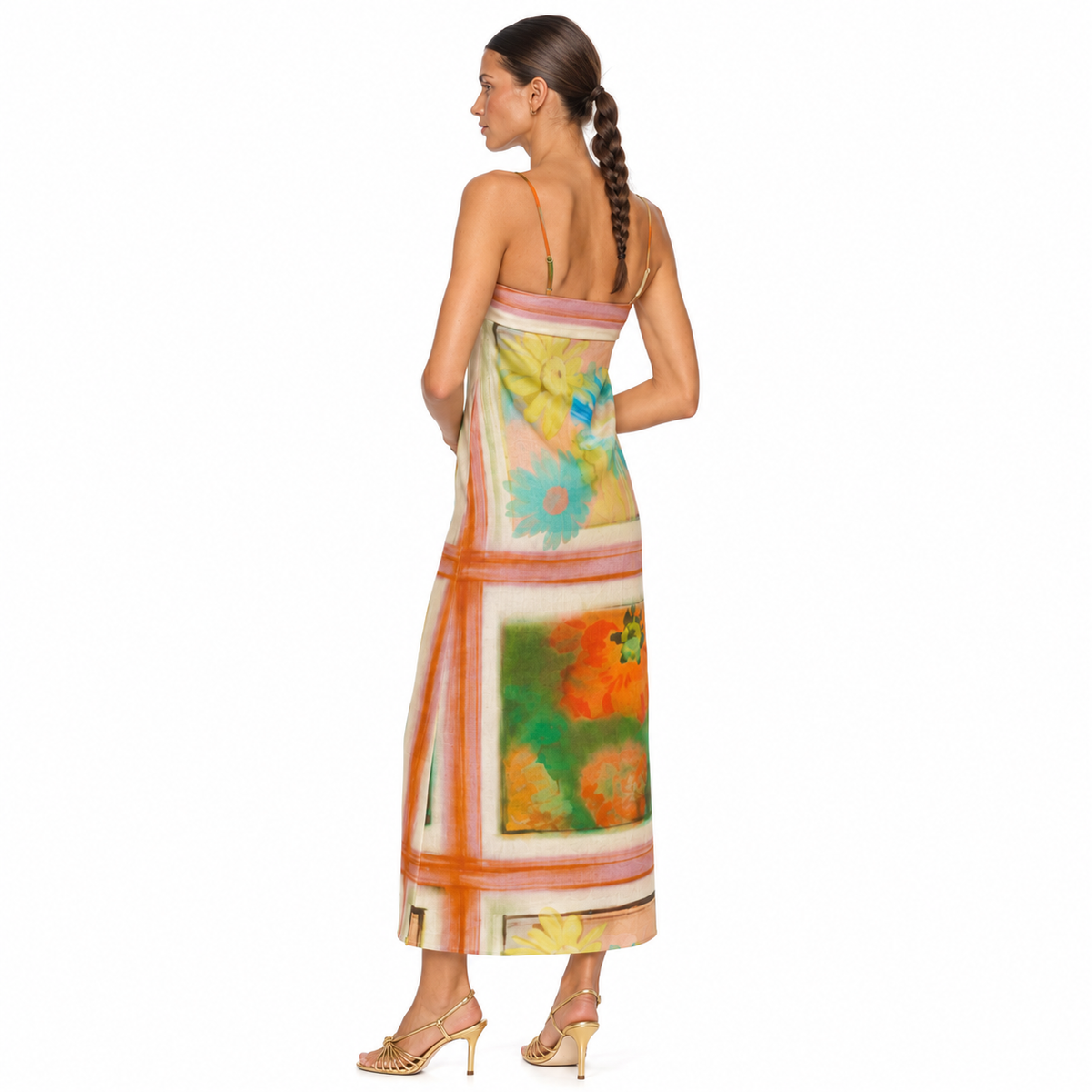 STAUD Linen Dress
