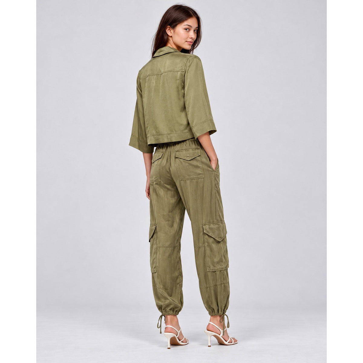 Ganni Washed Satin Set
