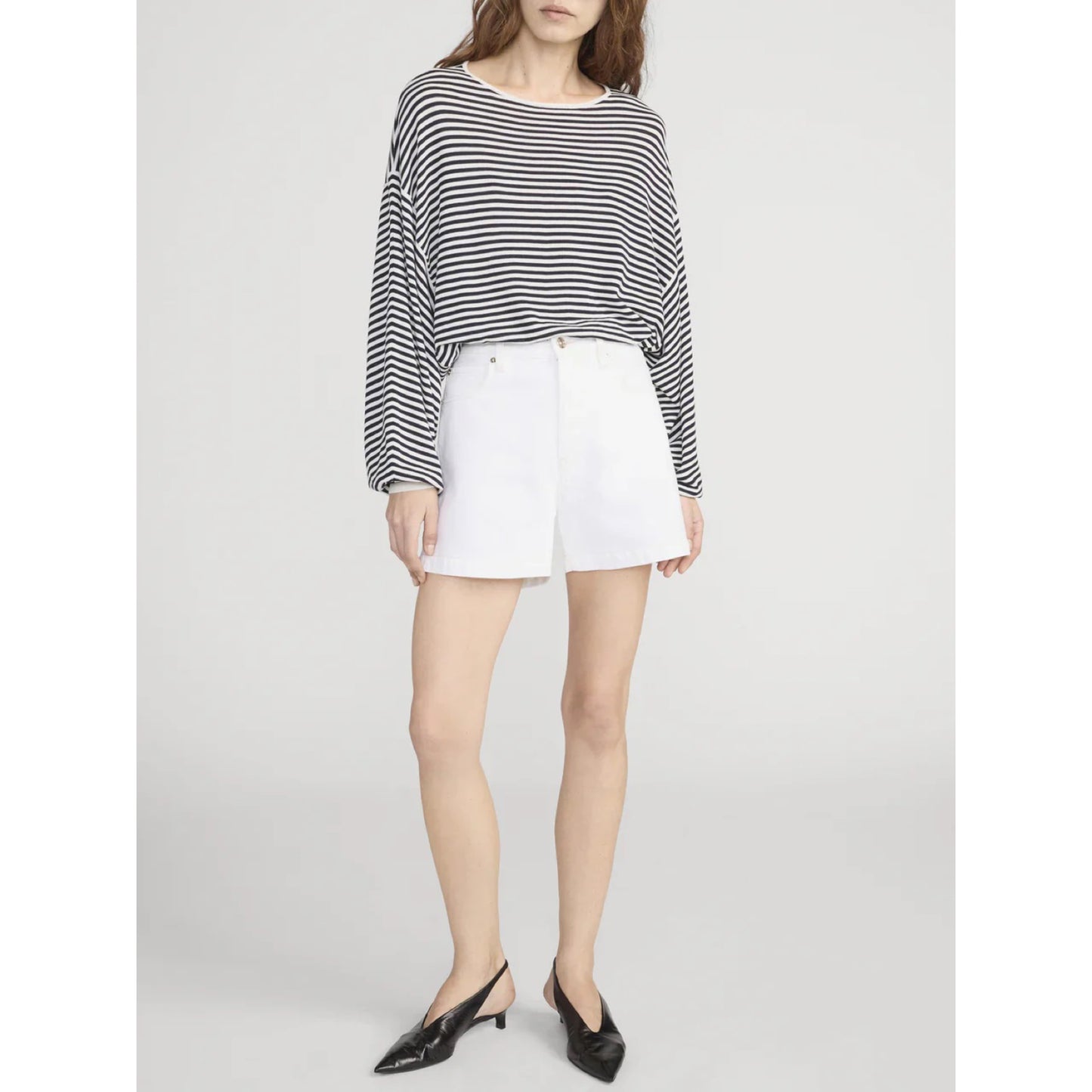 Frame Striped Sweater