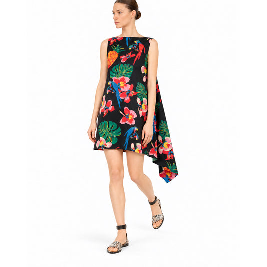 Valentino Printed Silk Dress