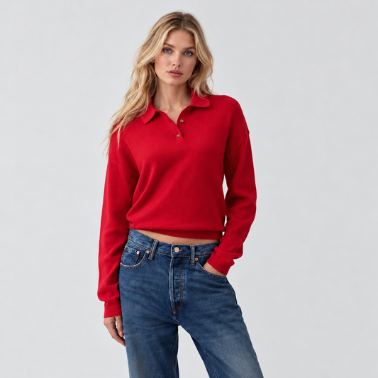 GAP Cotton Polo Sweater