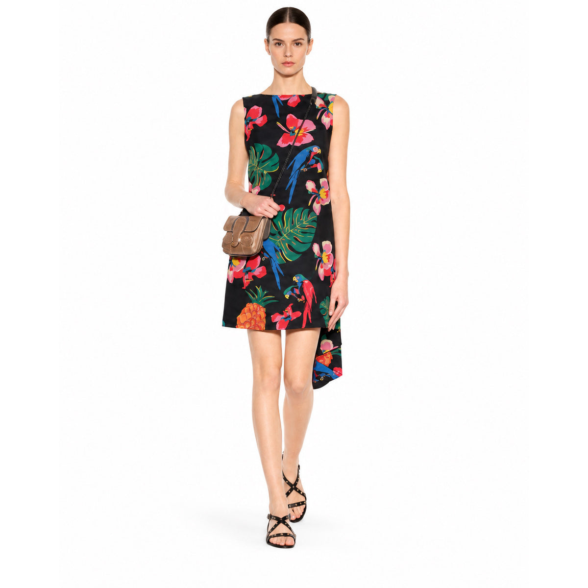 Valentino Printed Silk Dress