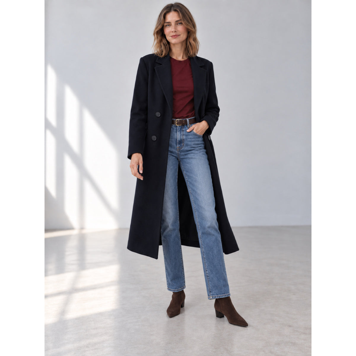 Theory Wool-Cashmere Coat