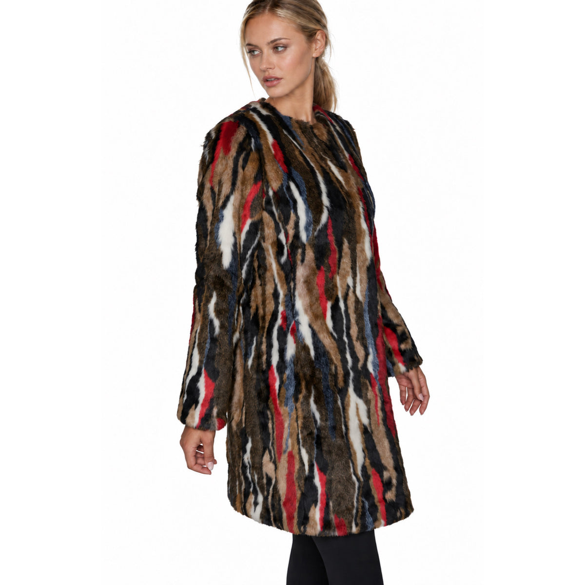 Karl Lagerfeld Faux Fur Jacket