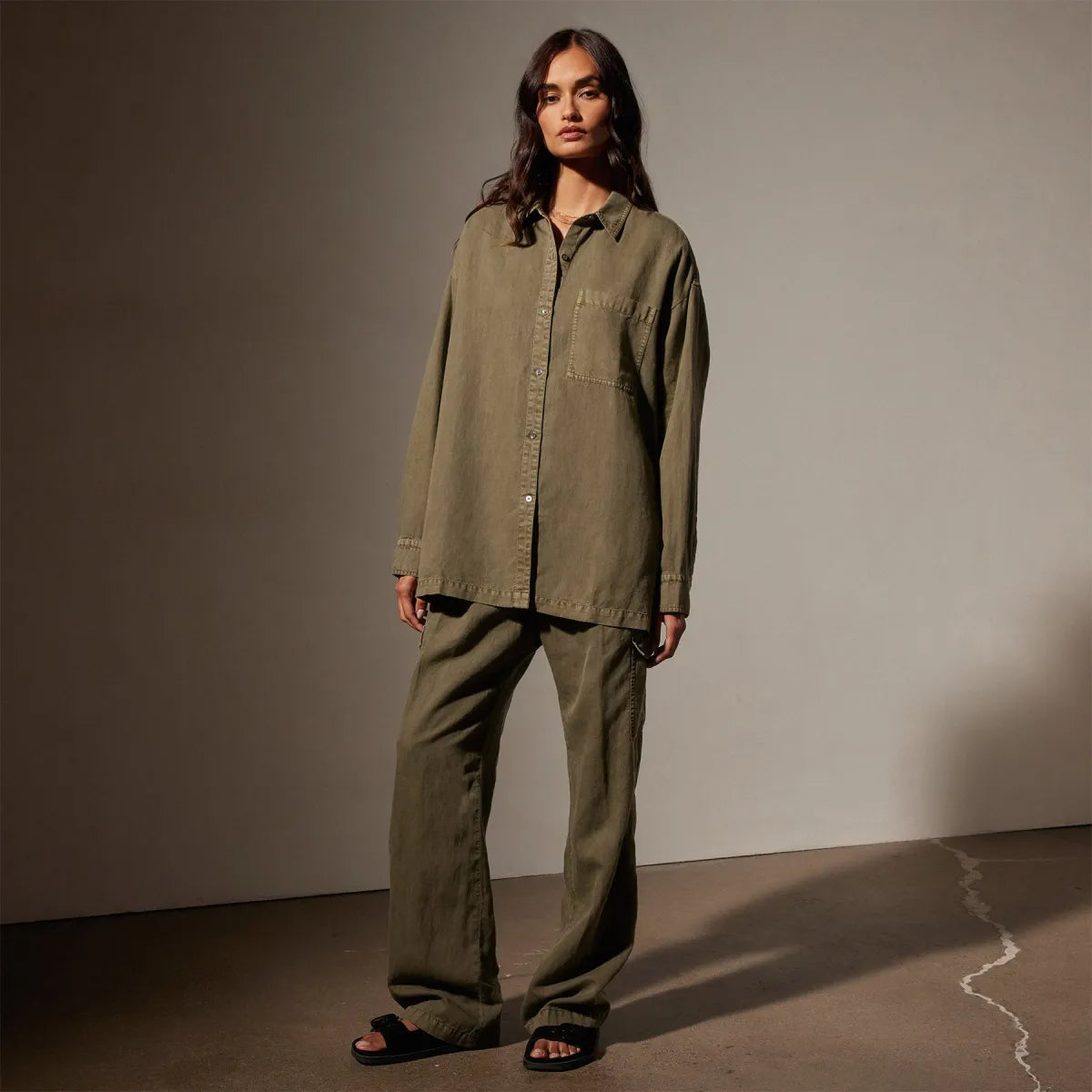 James Perse Cotton-Linen Shirt