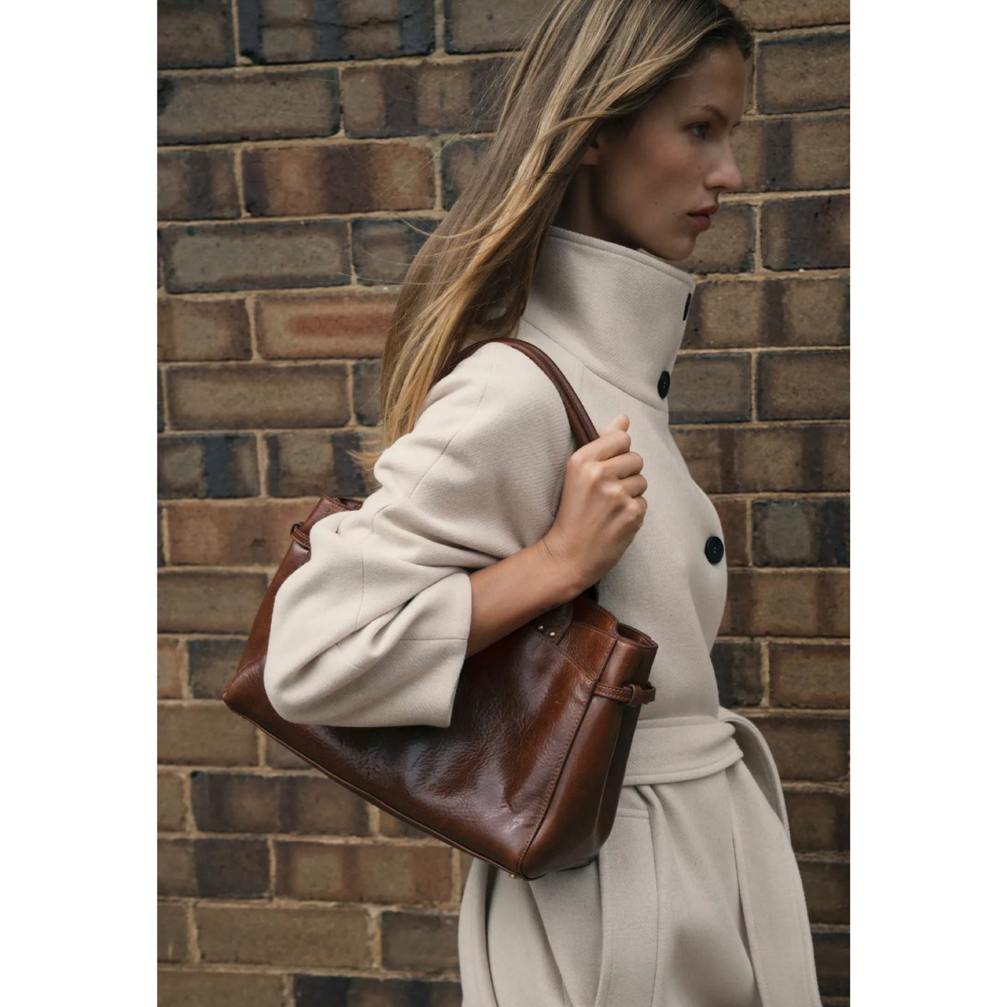 Zara Leather City Bag