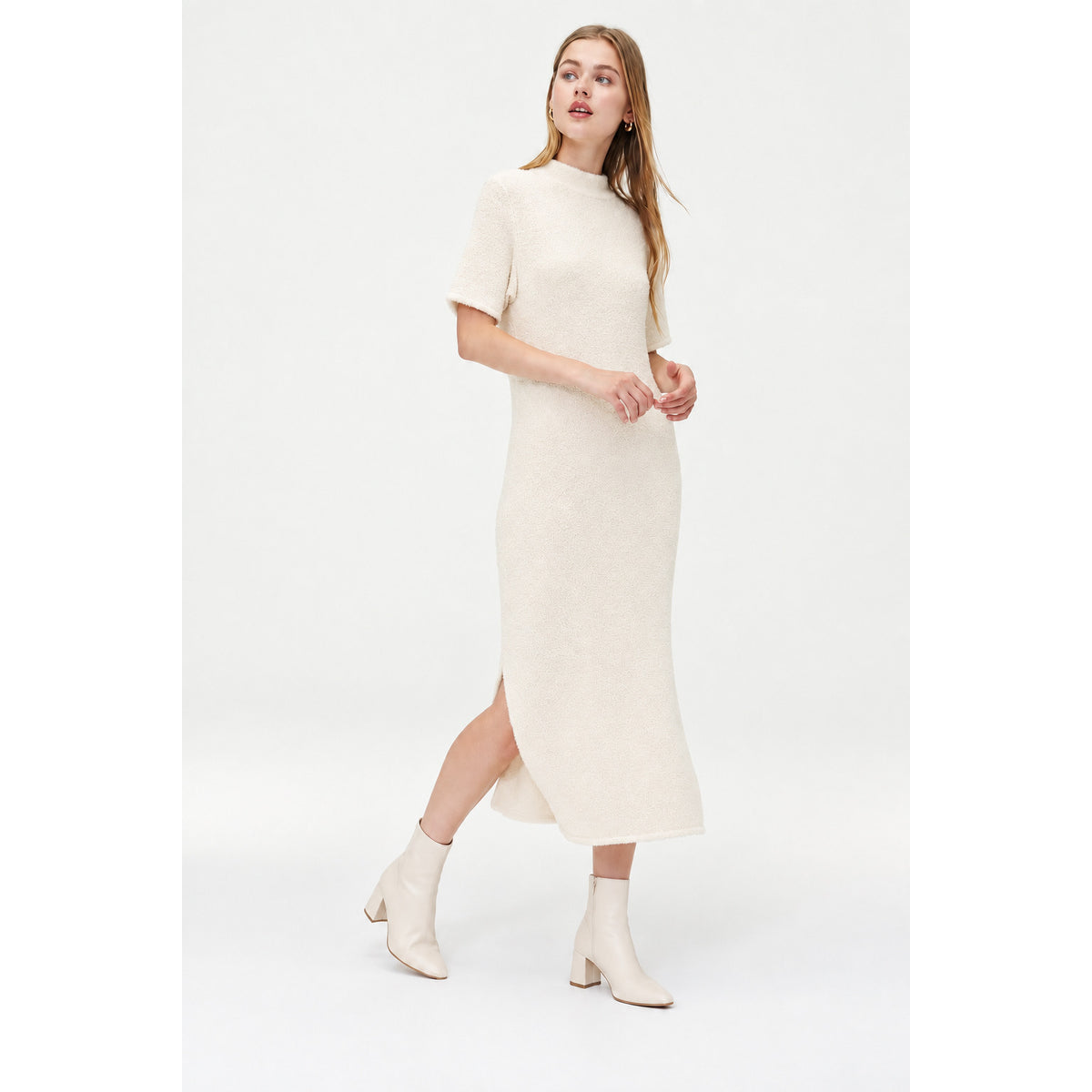 Naadam Luxe Bouclé Dress
