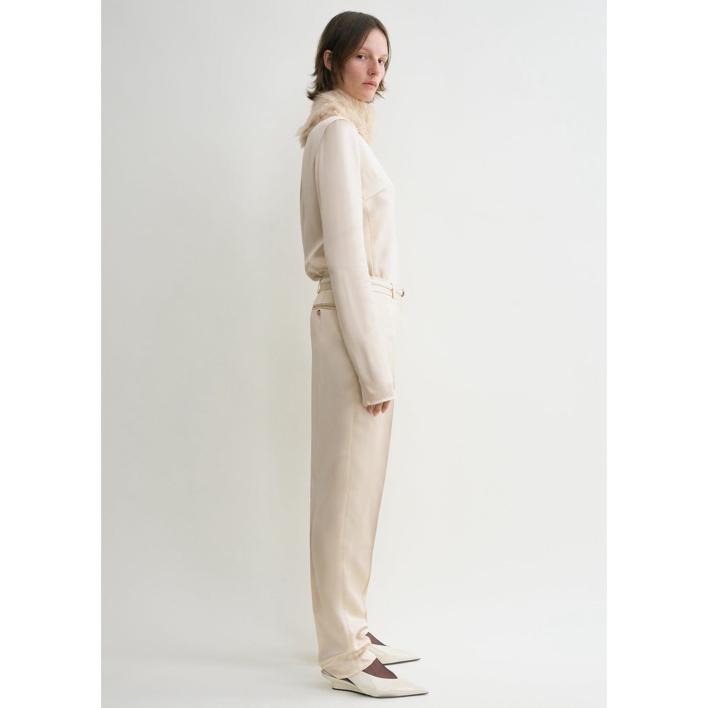 Toteme Viscose Satin Trousers