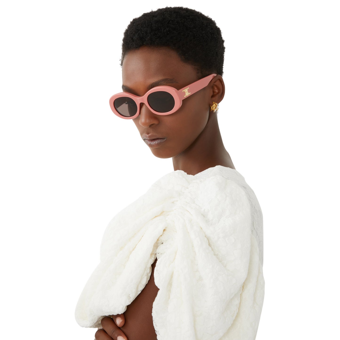 Celine Triomphe Oval Sunglasses