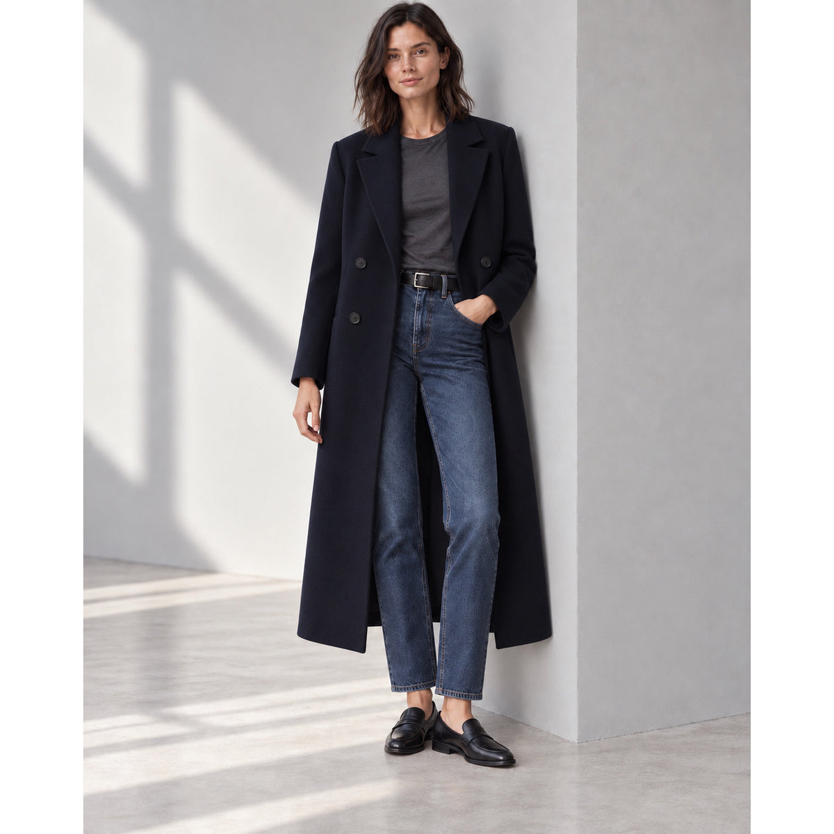 Theory Wool-Cashmere Coat