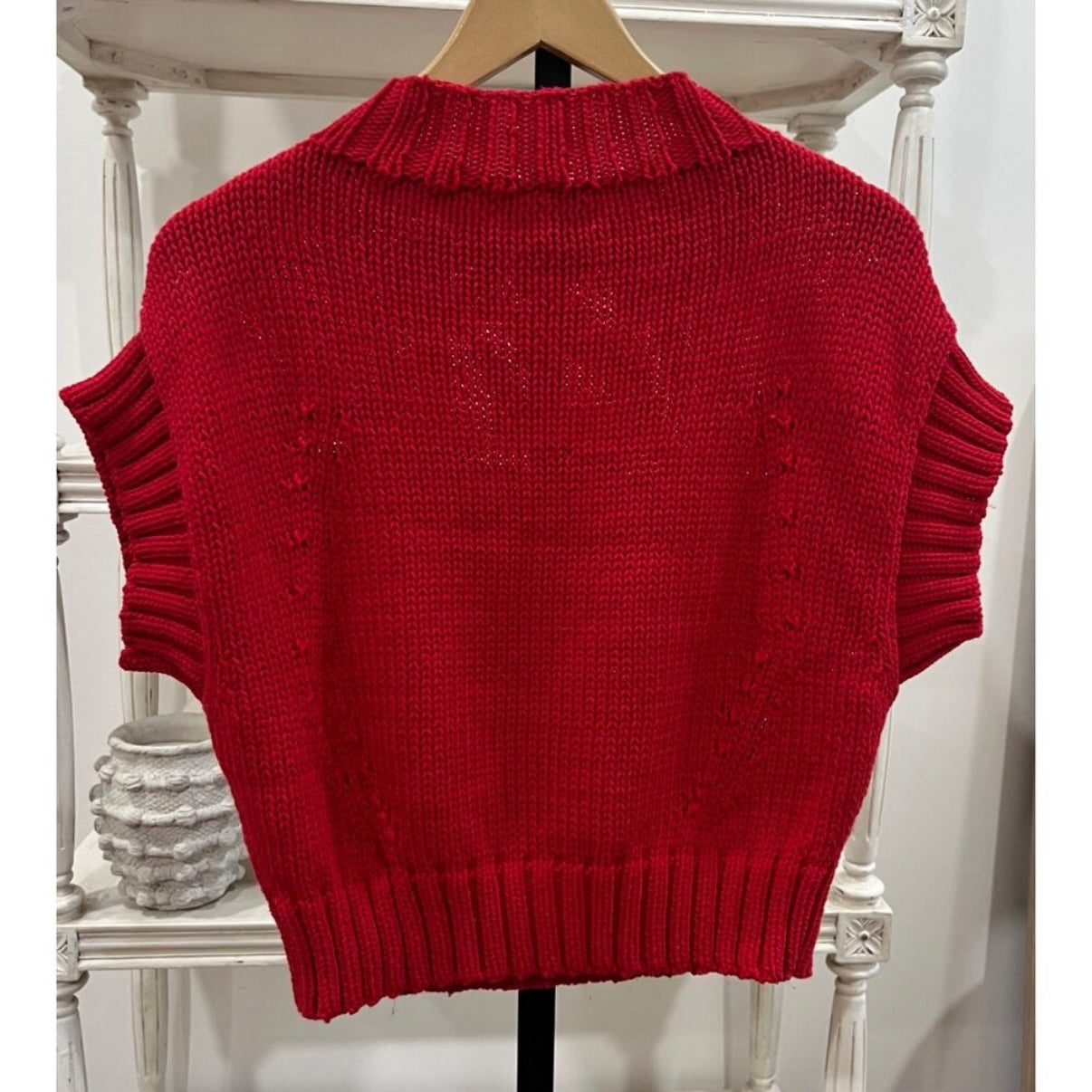 Anthropologie Heart Sweater