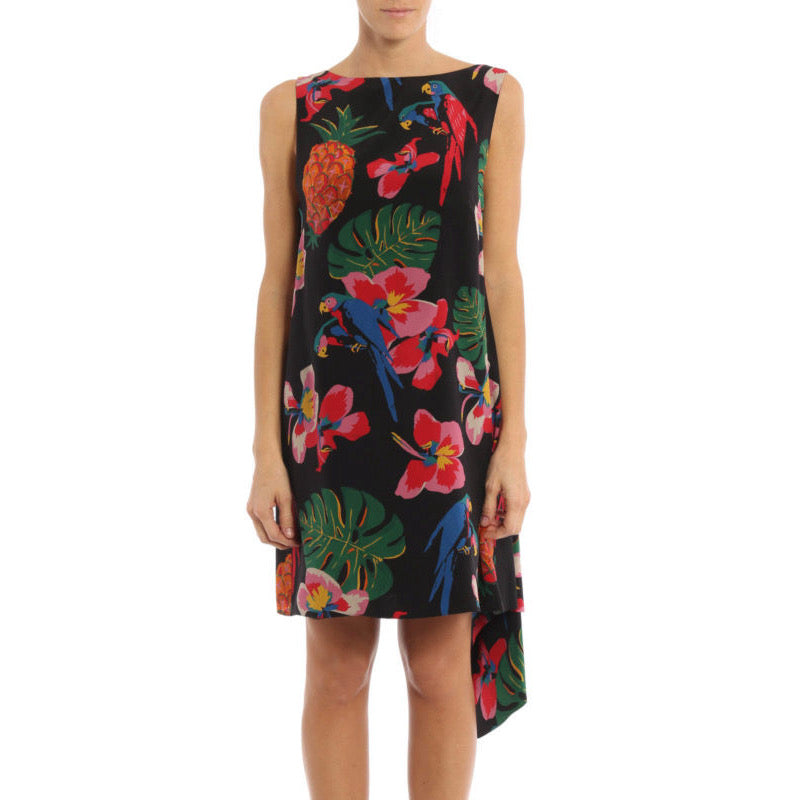 Valentino Printed Silk Dress