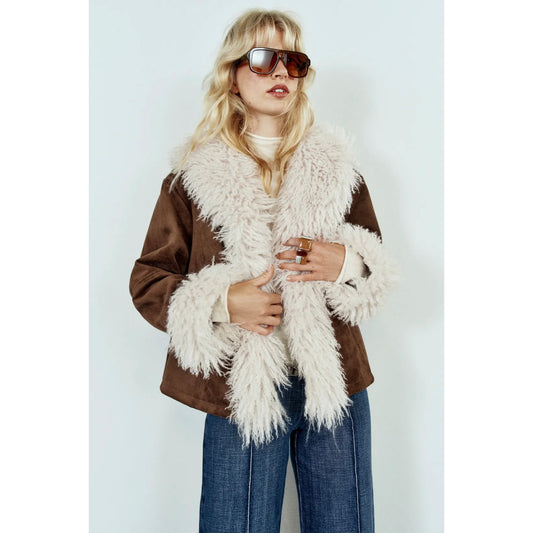 Zara Fur Trim Jacket