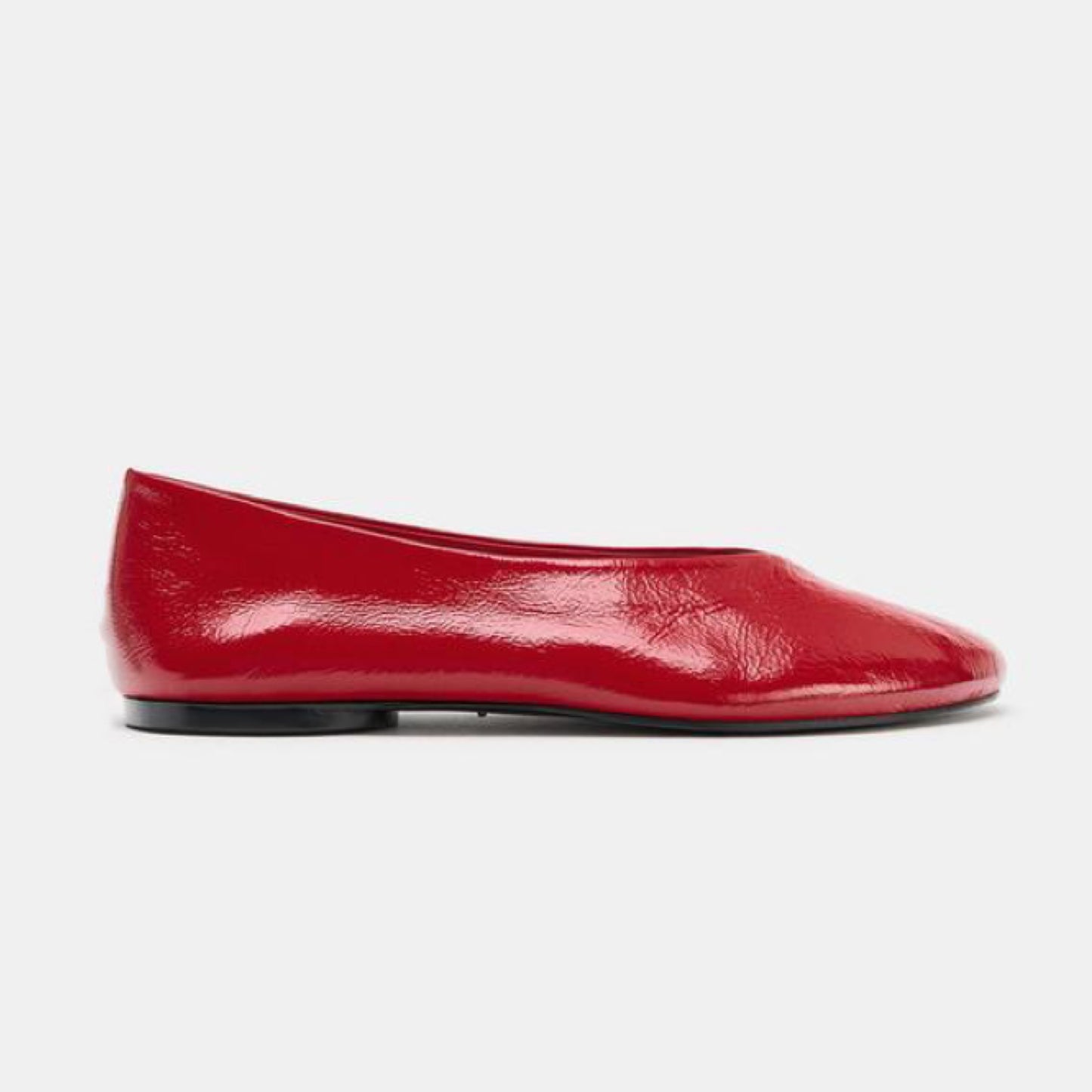 Zara Leather Ballet Flats