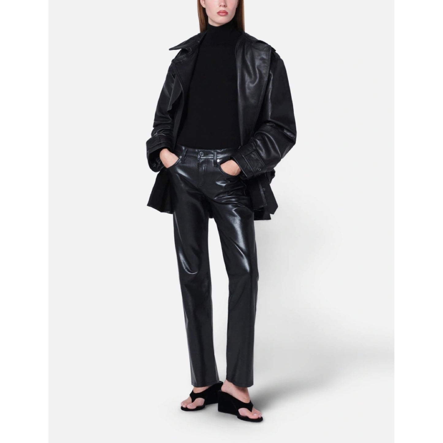 AGOLDE Recycled Leather Pants