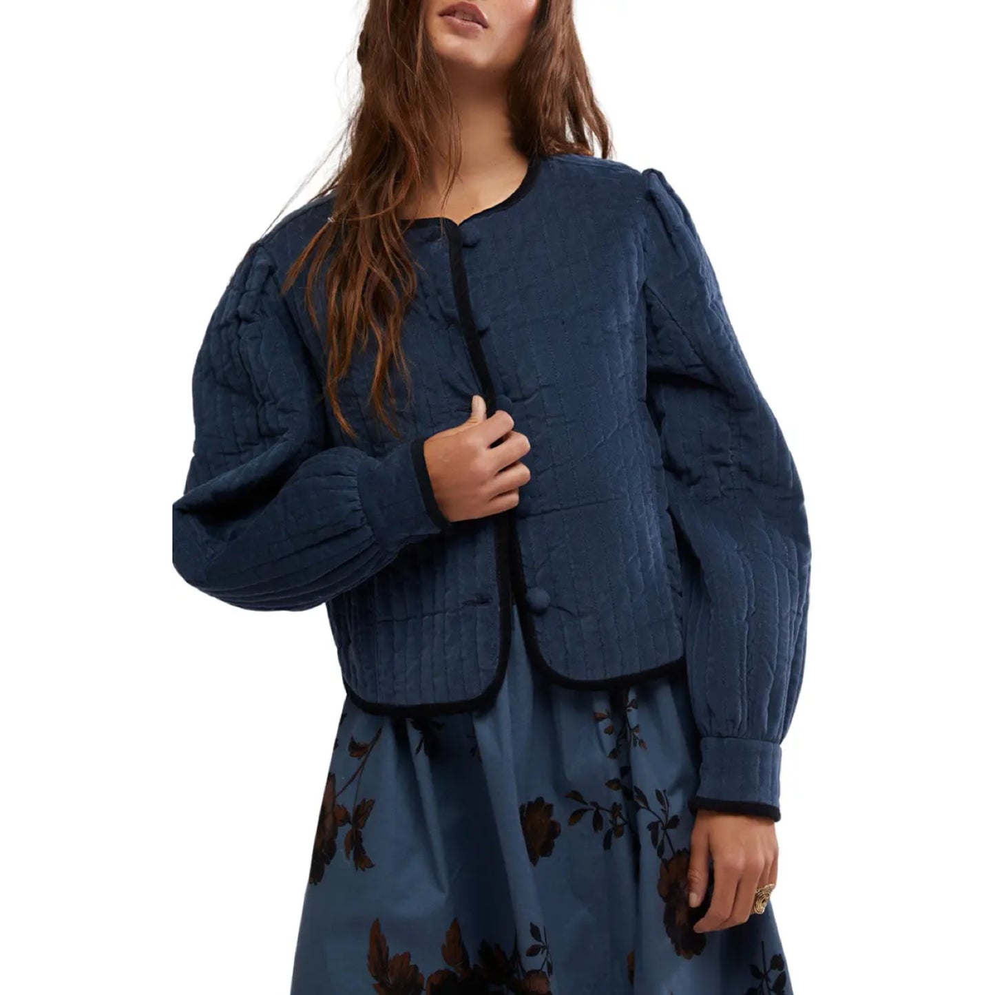 Free People Quilted Jacket