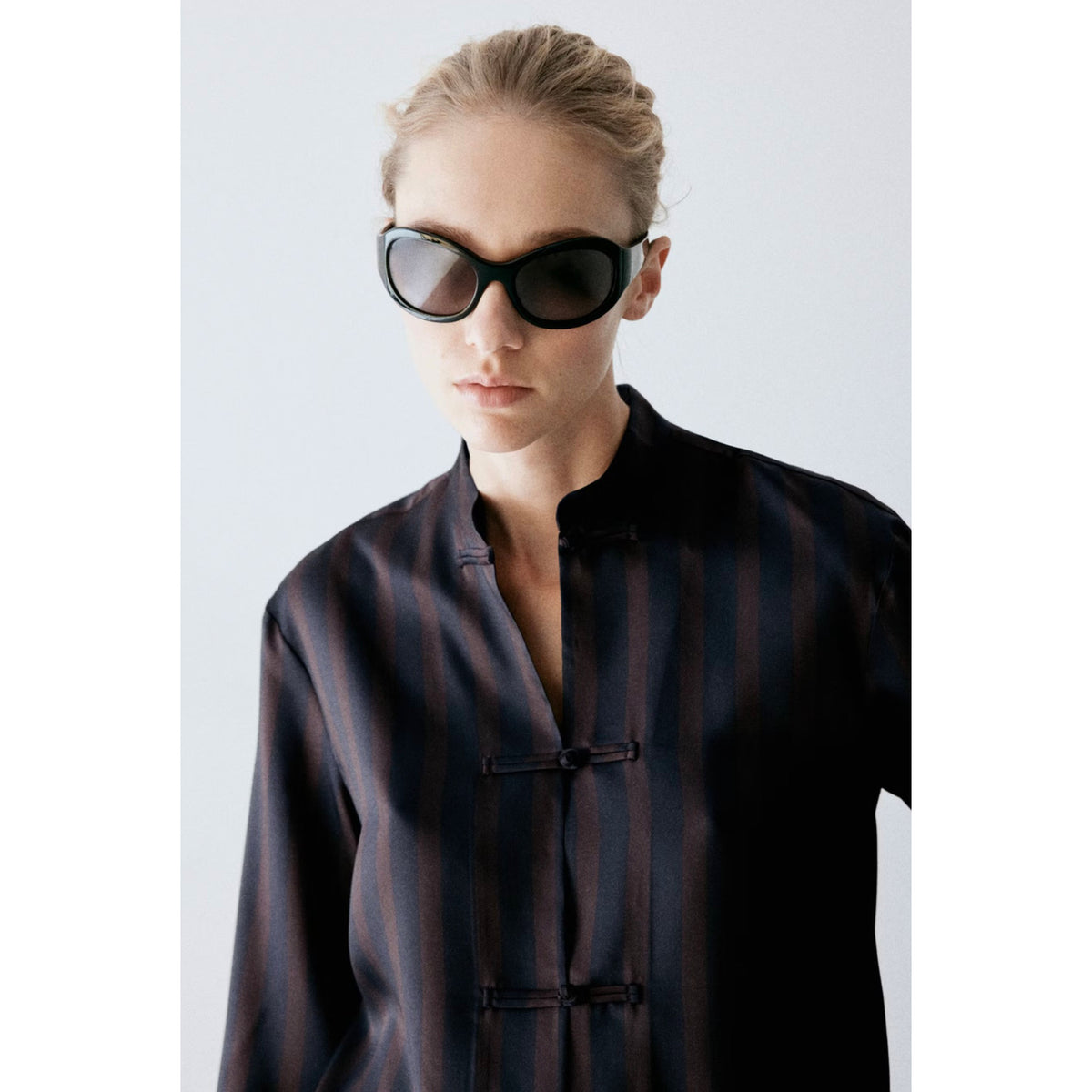 Mango Striped Blouse