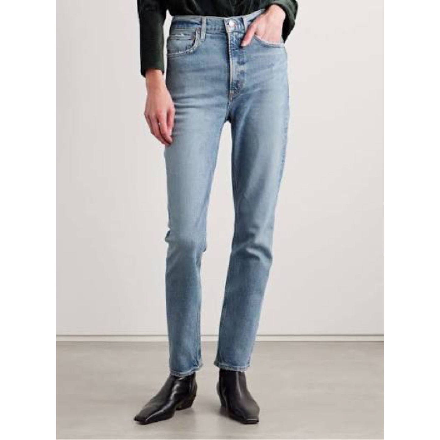 AGOLDE High Rise Stovepipe Jeans